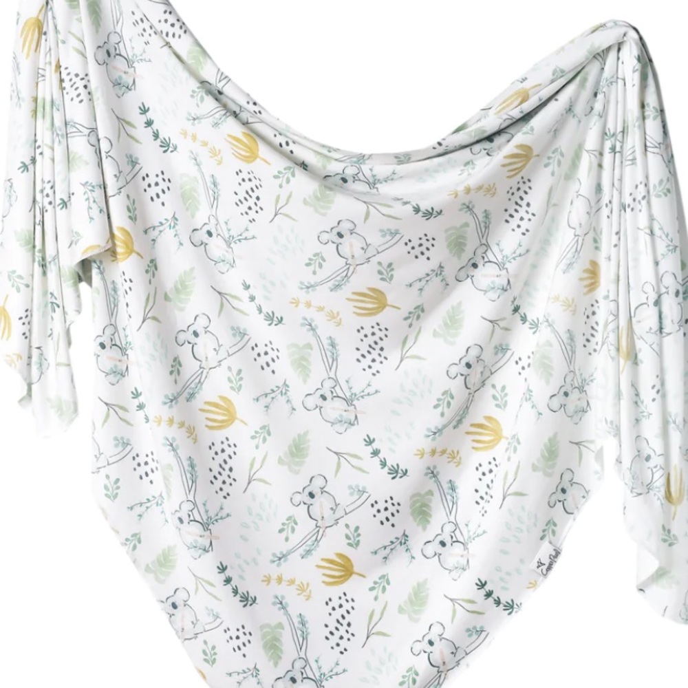 Copper Pearl Aussie Knit Swaddle Blanket